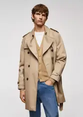 Gabardina clásica water repellent