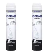 2 desodorantes Spray Invisible Lactovit