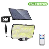 Foco solar para exteriores 234LED 3 modos