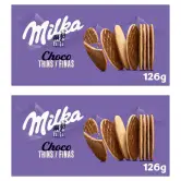 2x126gr galletas de Chocolate Finas Milka 2x126gr galletas de Chocolate Finas Milka