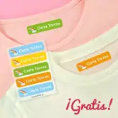 5 etiquetas personalizables para la ropa de niños
