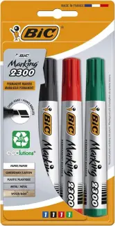 4 marcadores permanentes BIC
