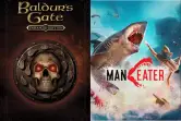Juego Maneater y Baldur's Gate: Enhanced Edition en Prime Gaming
