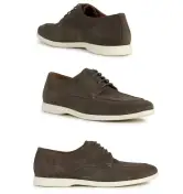 Zapatos derbies de nobuk Venzone Geox