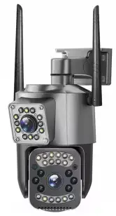 Cámara de vigilancia 2MP WiFi Doble Lente 1080p