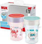 2x Vaso antiderrame bebe NUK Magic Cup