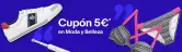 Cupón 5€ de dto. en Moda y Belleza para pedidos +20€ en eBay