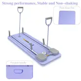 Tabla de pilates plegable con bandas de resistencia