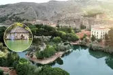 Hotel 3★ con desayuno y lago termal en Alhama de Aragón