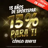 13% EXTRA en todo Deporte Outlet