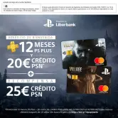 12 meses de PS Plus + (20€ + 25€ de saldo PSN)