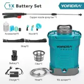 Pulverizador Eléctrico 10L 60PSI 4L/MIN