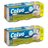 12x 65g Atún Claro en Aceite de Oliva Calvo