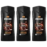 Pack 3 Gel de Ducha Axe Dark Temptation 400ml 