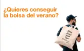 50.000 Bolsas de tela del verano con Orange