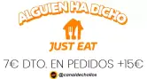 Cupón 7€ para pedidos de +15€ en  Just Eat 