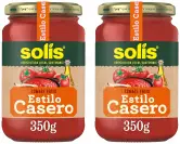 2x350g Tomate Frito Solís Estilo Casero Frasco Cristal