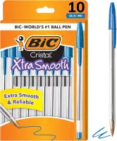 10x Bolígrafo BIC Cristal Xtra liso