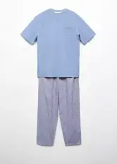 Pack pijama algodón cuadros