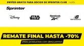 Hasta 70% Dto.+ 5% EXTRA en el remate final de Sprinter