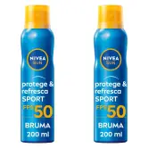 2 protector solar NIVEA SUN Protege & Refresca Spray