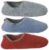 Zapatillas estar por casa con borreguito