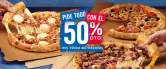 50% En todo tu pedido de Domino's Pizza