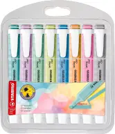 Estuche 8 rotuladores Stabilo swing cool Pastel