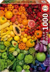 Puzzle 1000 Piezas Vitaminas Coloridas Educa
