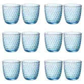 12 vasos Turquesa Rocco Bormioli