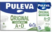 6x 1L Leche Semidesnatada Puleva con Vitaminas A y D