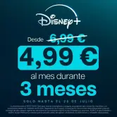 Disney+ Estándar con Anuncios (Durante 3 Meses)