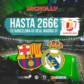 Hasta +260€ Retirables FC Barcelona - Real Madrid 