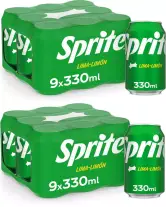 18x Sprite Lima-Limón 330ml