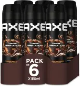 Pack 6  desodorante Axe 150 ml