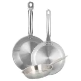 Set Sartenes Wellhome Acero Inoxidable 20, 24, 28 cm
