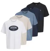 Pack 5 camisetas Jack & Jones Jjedenver