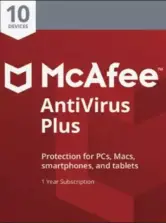 Claves para Mcafee Plus 1 año para 10 dispositivos