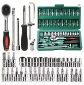 Juego de llaves trinquete 46pcs