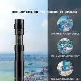 Telescopio monocular 300 aumentos