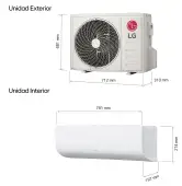 Aire acondicionado LG   2967 fg/h, Wi-Fi