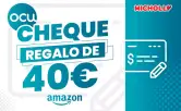Cheque Regalo de 40€ en Amazon para nuevos socios en OCU
