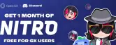 1 mes de Nitro Discord con Opera GX