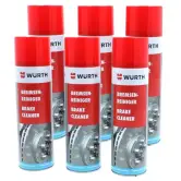 6x 500ml Limpiador de Frenos Würth