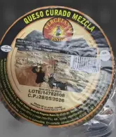 850g aprox. Queso curado mezcla Pinto
