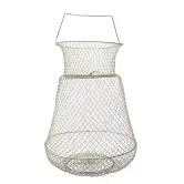 Cesta de acero plegable para pesca