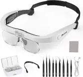 Lupa de cabeza recargable LED