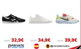 Hasta 78% de descuento en zapatillas