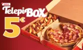 Nueva Telepi Box (Pizza ind. + compl.)