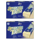 2 paquetes de barquillo  Ambrosía Tirma